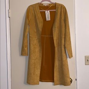Suede Solitaire Coat